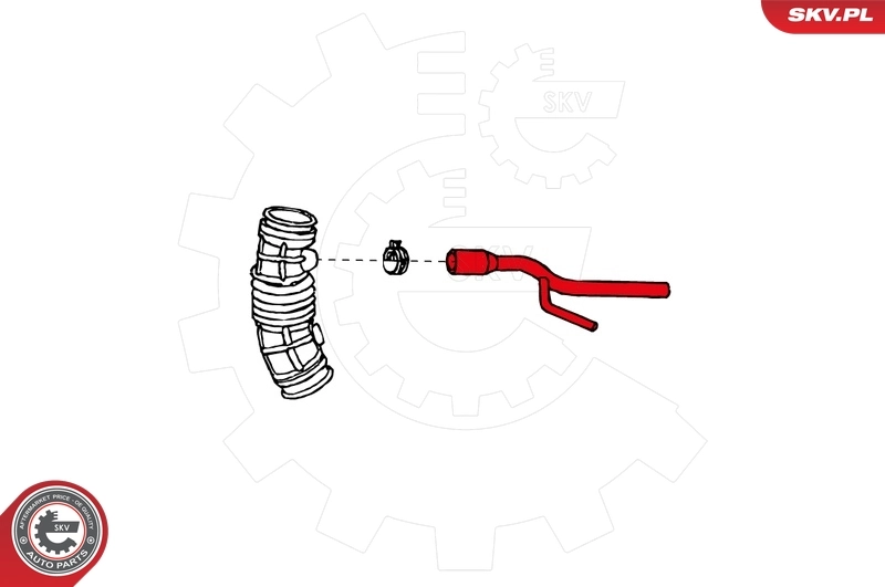 Cano derivado de ventilação de cárter (de separador de óleo) Chevrolet Aveo 1 T200