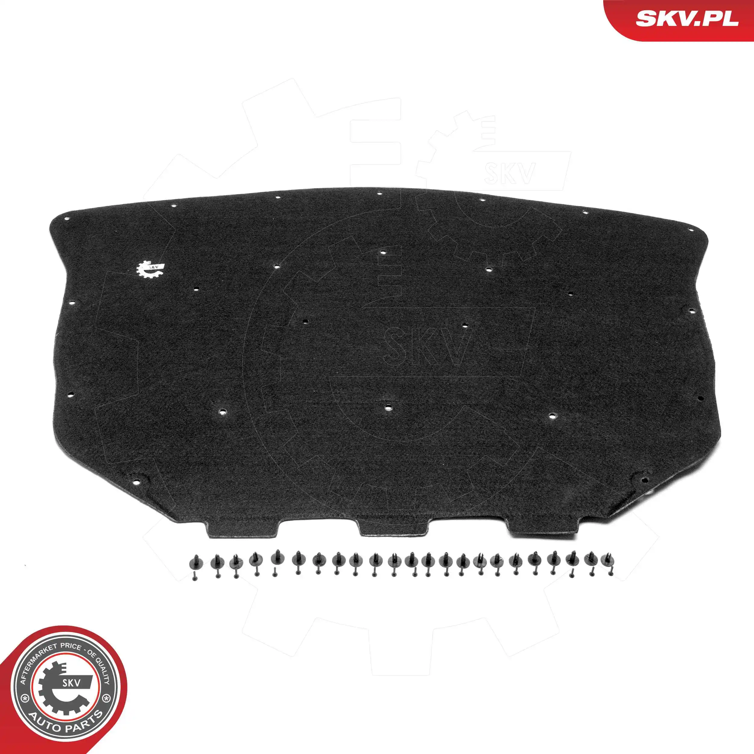 Isolamento de ruído da capota BMW 5 F10