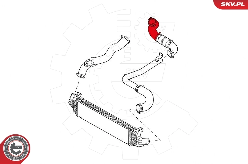 Шланг интеркуллера Ford CV616C700AB