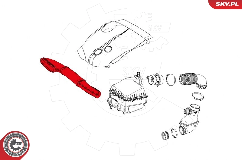 Tomada de ar de filtro de ar Mercedes A W176