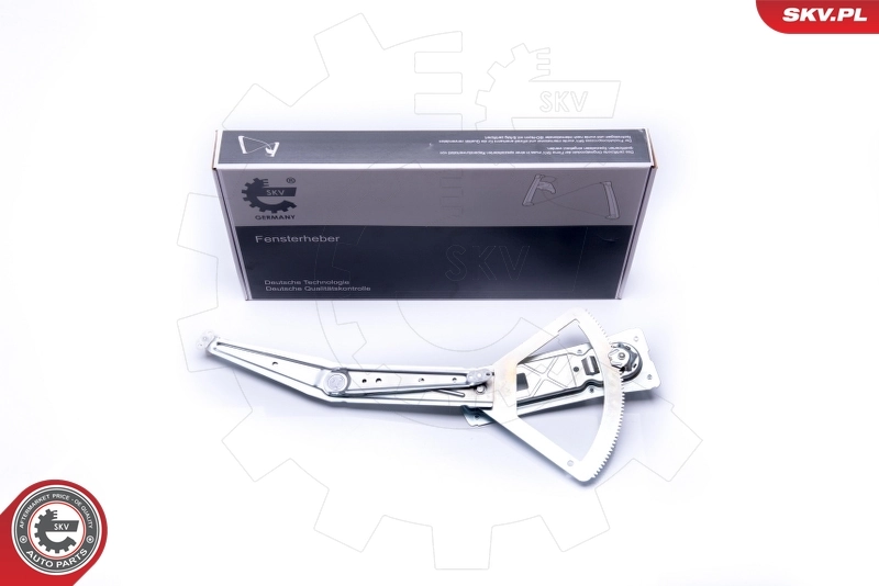 Mecanismo de acionamento de vidro da porta dianteira direita Opel Corsa 73, 78, 79