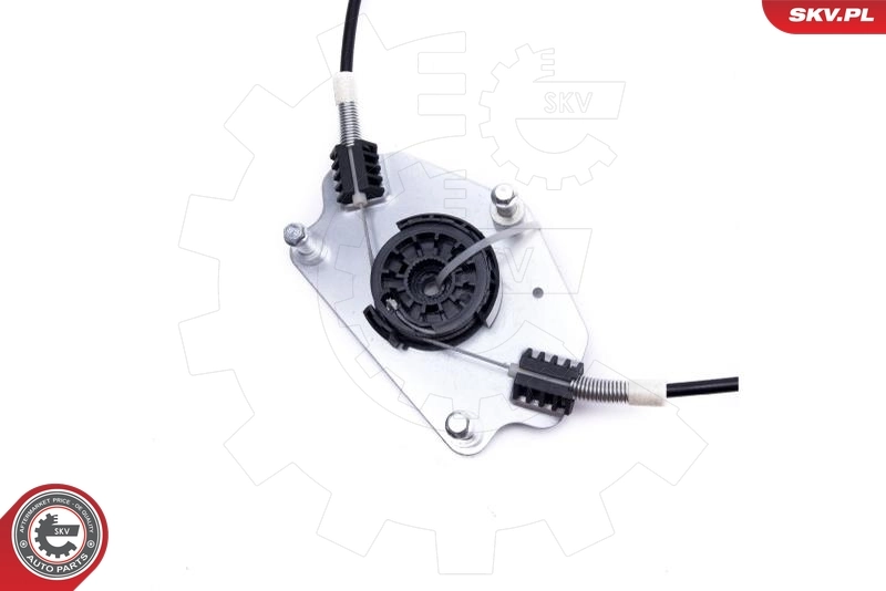 Mecanismo de acionamento de vidro da porta dianteira direita Peugeot 407 6E