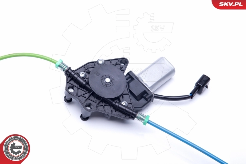 Mecanismo de acionamento de vidro da porta dianteira direita Fiat Panda 1 141A