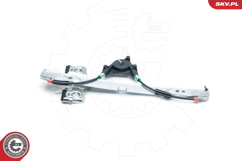 Mecanismo de acionamento de vidro da porta dianteira direita Ford Fiesta CB1