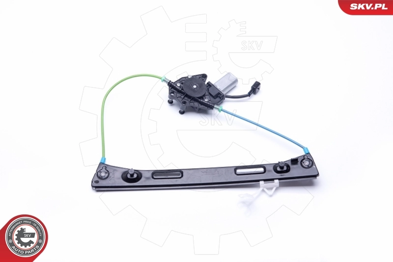 Mecanismo de acionamento de vidro da porta dianteira direita Fiat Panda 1 141A