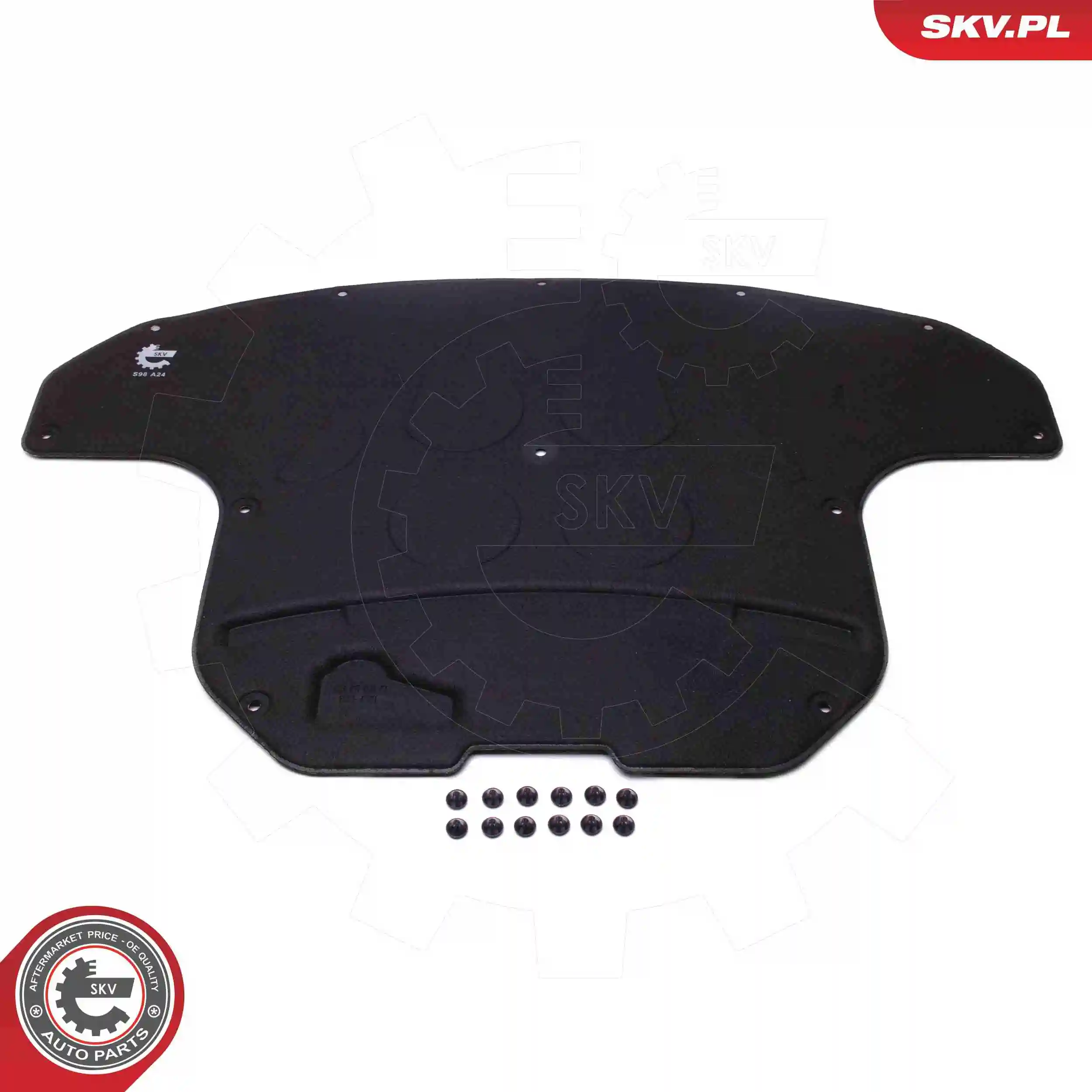 Isolamento de ruído da capota Mercedes E S213