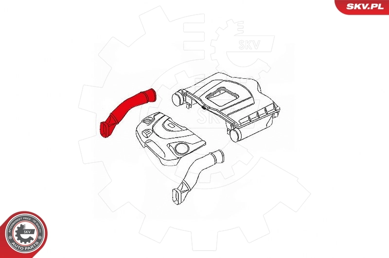 Tomada de ar de filtro de ar Mercedes S W221