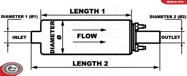 Módulo de bomba de combustível com sensor do nível de combustível BMW 5 E28