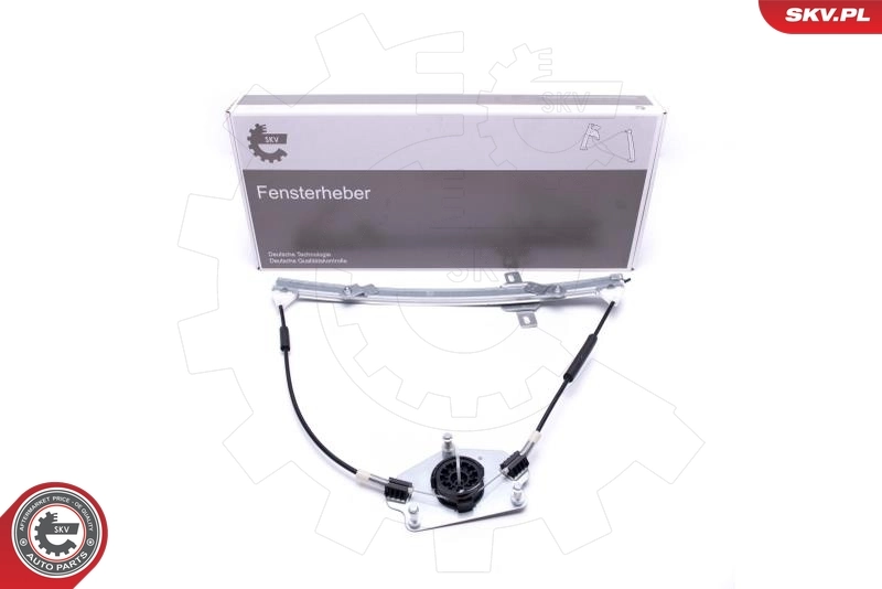 Mecanismo de acionamento de vidro da porta dianteira direita Peugeot 407 6E