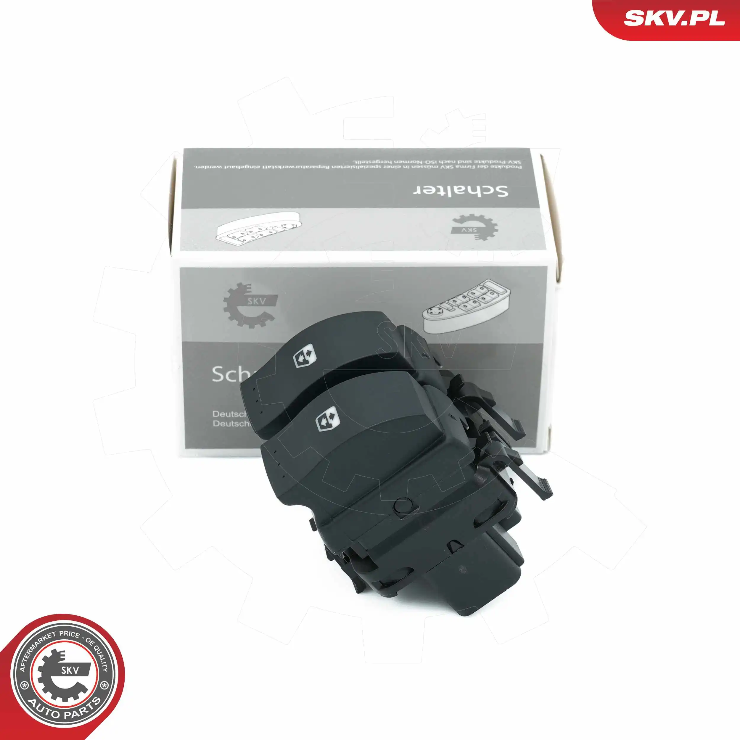 Unidade de botões dianteira esquerda de controlo de elevador de vidro Renault Trafic 2 JL