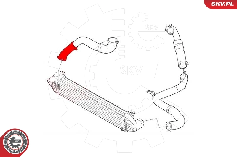 Шланг/патрубок интеркуллера Ford 1730656 цена, от 10.49 USD