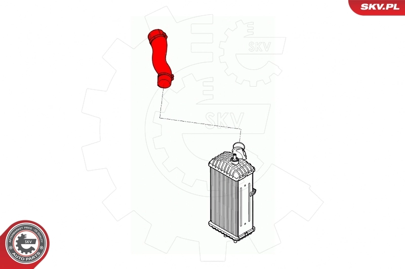 Патрубок интеркулера T13514 Gros
