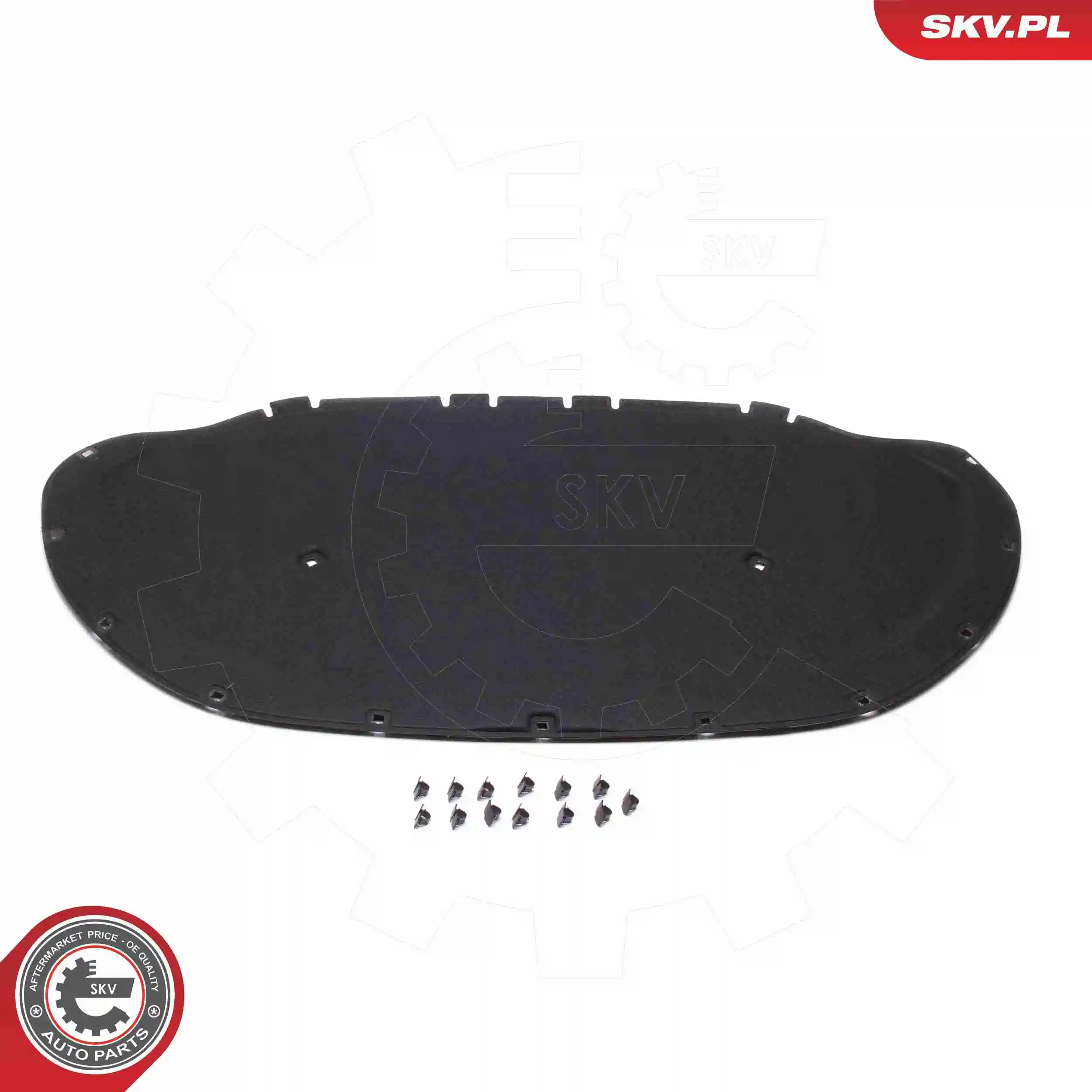 Isolamento de ruído da capota Skoda Octavia 5E3, NL3, NR3