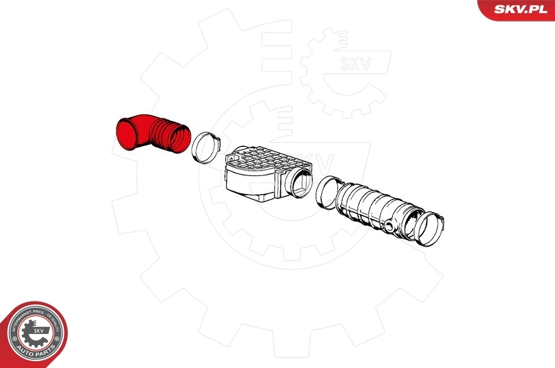 Cano derivado de ar do medidor de consumo do ar BMW 7 E32