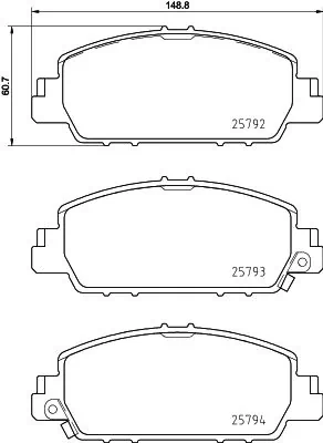 Купить 45022T8MG00SK1 Honda Колодки тормозные