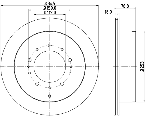 BDR034 ADG Дисковый тормоз