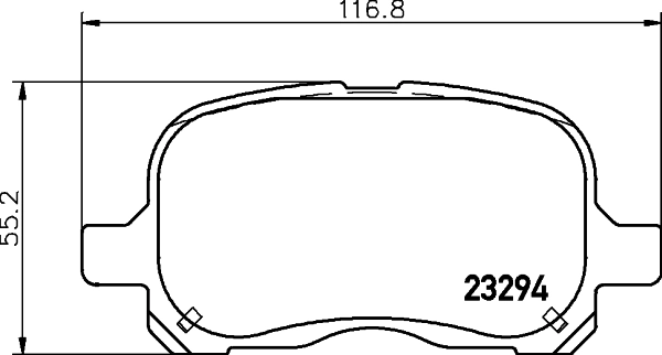 D0741 PSP Колодки передние