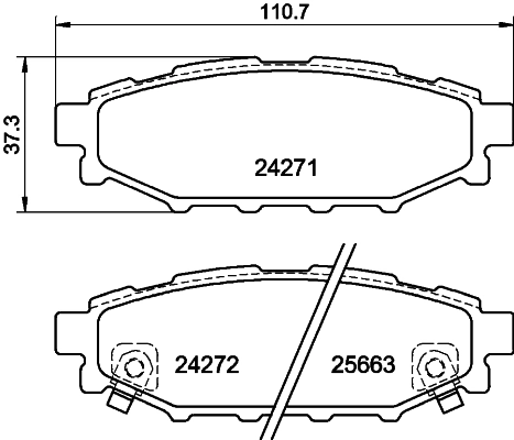 Купить BF0211S AMP/Paradowscy Колодки тормозные задние, дисковые