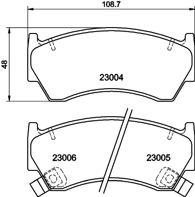 Передние тормозные колодки QF0357 Q-top