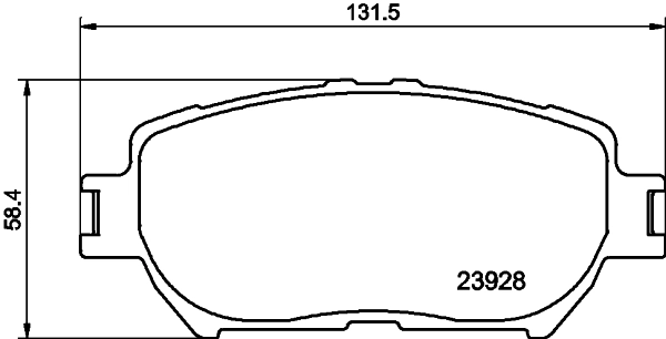Колодки Toyota Camry V седан (V30) (2001 - 2006) цена, от 18.26 USD