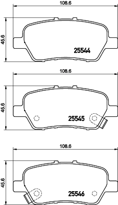 Колодки тормозные дисковые комплект на Honda STREAM  RN