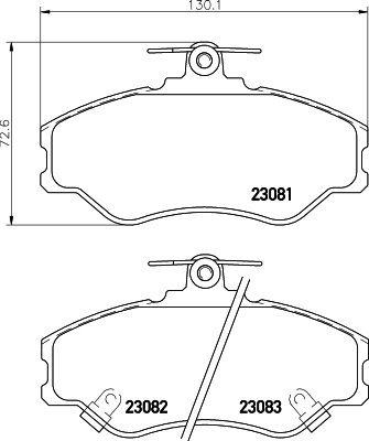 Колодки Mintye MP3327 цена, от 13.40 USD
