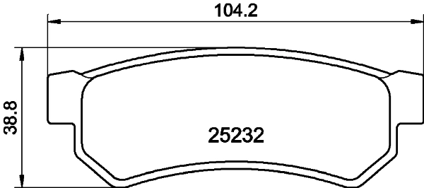FT382636BG Fitshi Колодки тормозные дисковые комплект