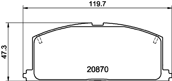 Передние тормозные колодки CJ1237LD Lamda