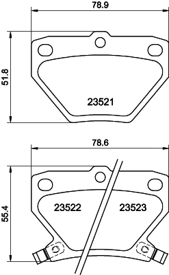 Колодки тормозные дисковые комплект на Toyota Corolla VERSO E12J