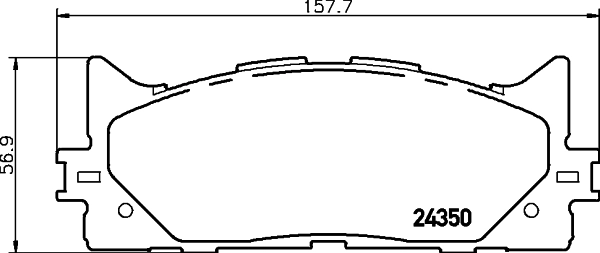 Колодки Toyota Camry VII седан (V50) (2011 - 2019) цена, от 74.89 USD