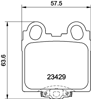 Задние дисковые колодки Kashiyama C22023