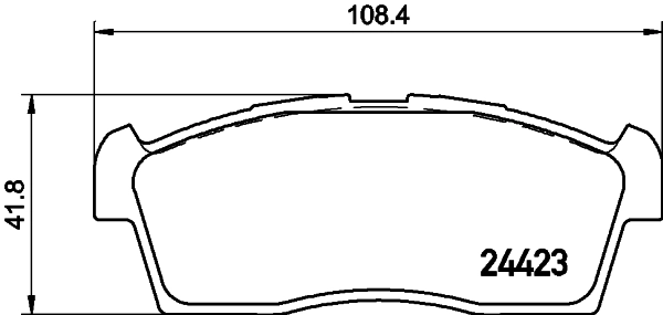 Купить 4605B215 Chrysler Колодки тормозные