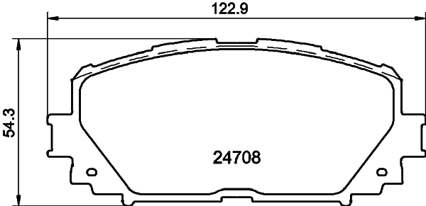 Передние тормозные колодки 044650D150 Toyota