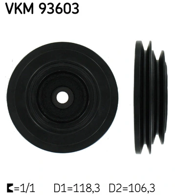 Шкив коленвала (демпфер) Renault 21 седан (L48) (1986 - 1994) цена, от 42.21 USD
