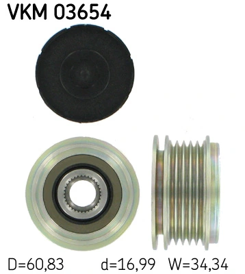 Polia do gerador Volvo V40 525, 526