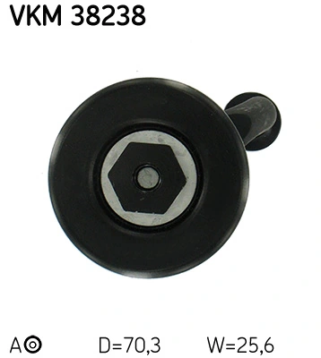 Натяжной ролик SKF VKM38238 цена, от 50.26 USD