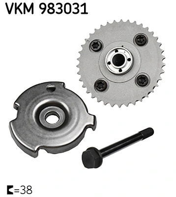 VKM983031 SKF Звездочка шестерня распредвала двигателя выпускного