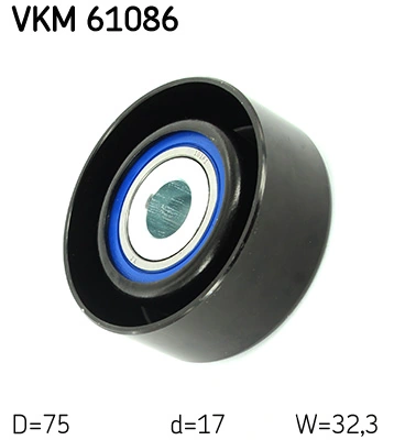 VKM61086 SKF Ролик натяжителя ремня агрегатов