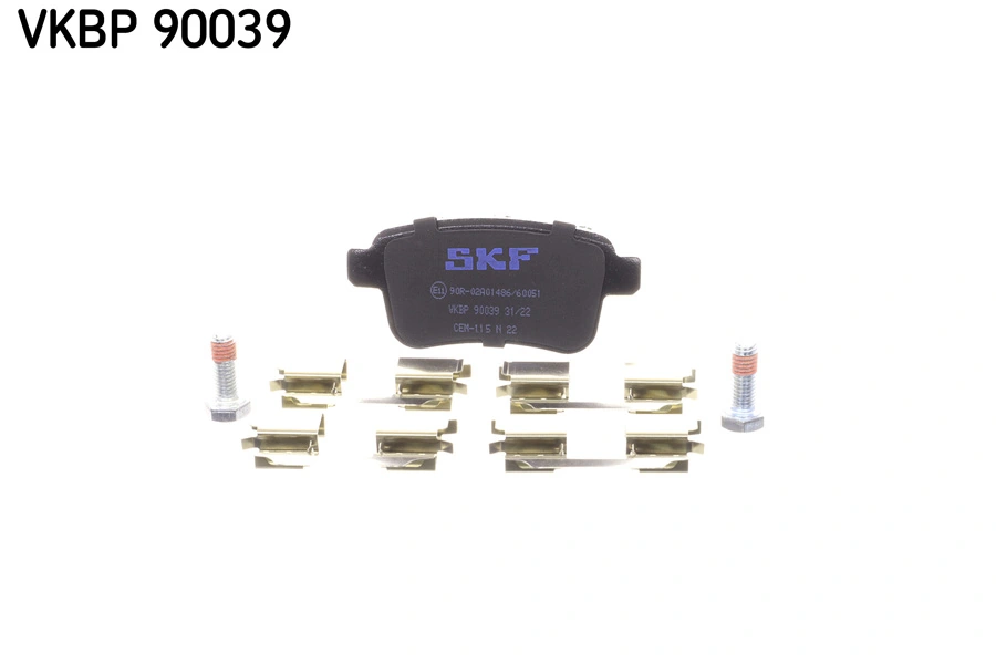 Колодки тормозные задние дисковые SKF VKBP90039