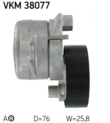 Роликовий модуль натяжителя ремня SKF VKM38077 цена, от 54.08 USD