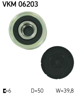 VKM06203 SKF Обгонная муфта генератора