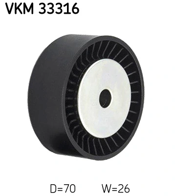 VKM33316 SKF Ролик приводного ремня, паразитный