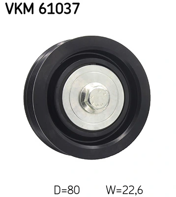 VKM61037 SKF Ролик приводного ремня, паразитный