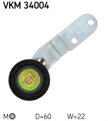 Роликовий модуль натяжителя ремня Ford Escort VI хэтчбек (GAL) (1992 - 1995) цена, от 29.91 USD