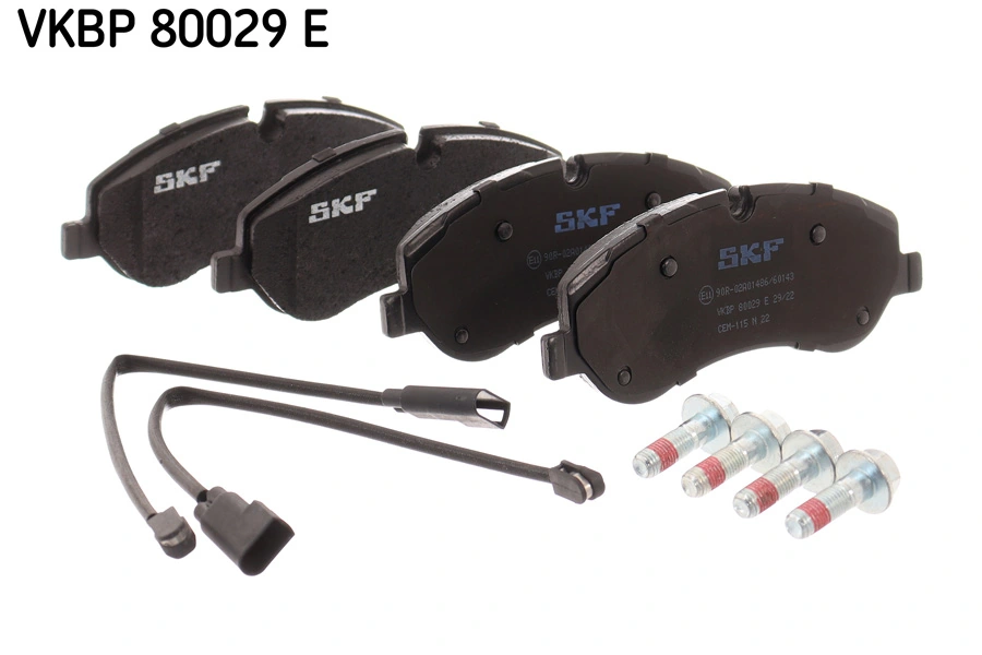 VKBP80029E SKF Колодки передние