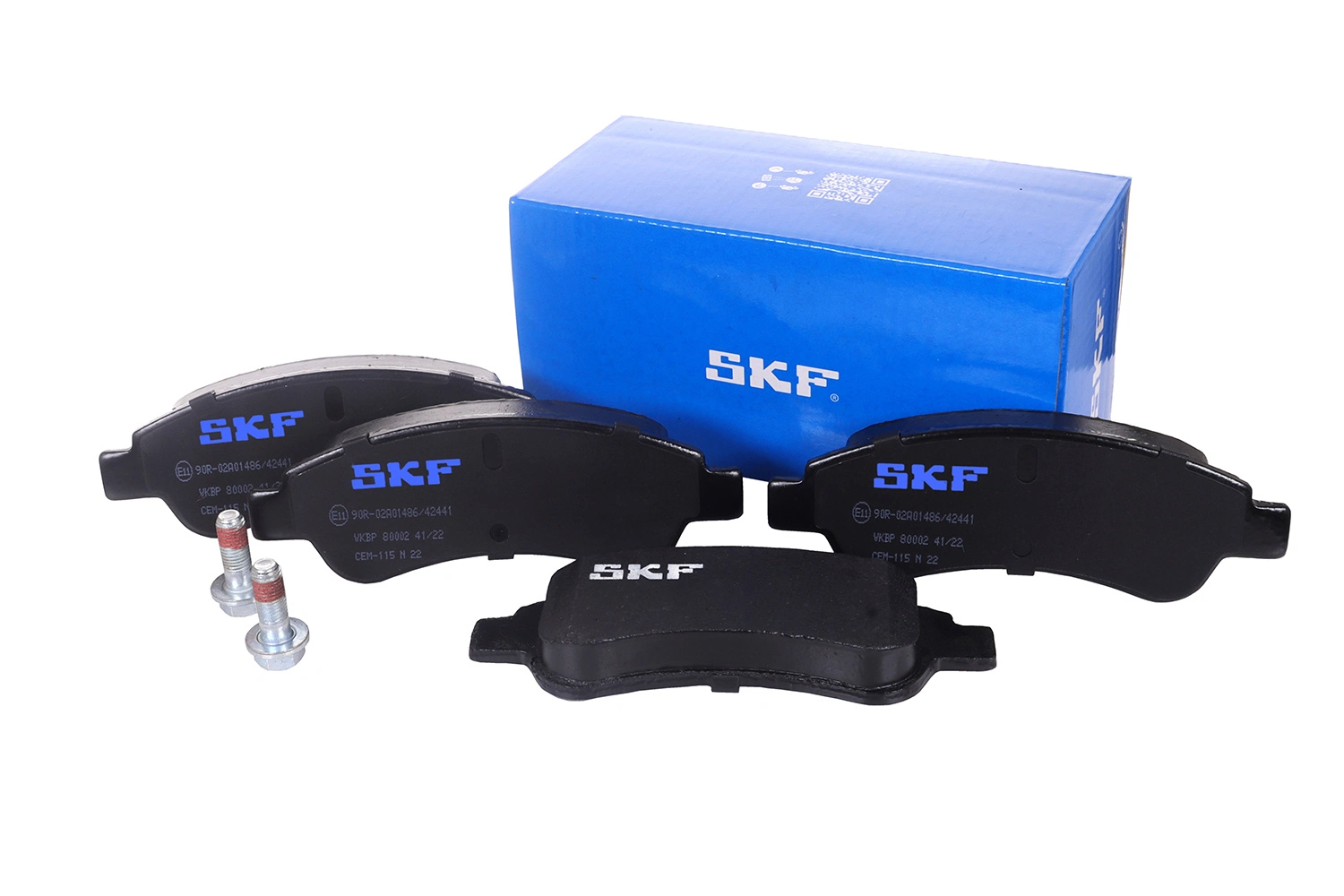 Колодки тормозные передние дисковые SKF VKBP80002