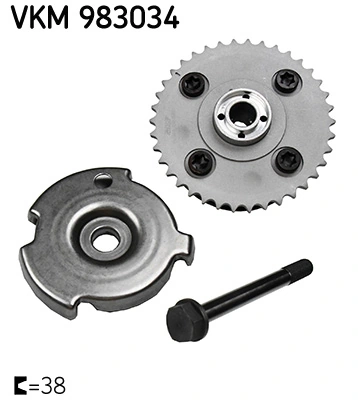 VKM983034 SKF Звездочка-шестерня распредвала двигателя, выпускного