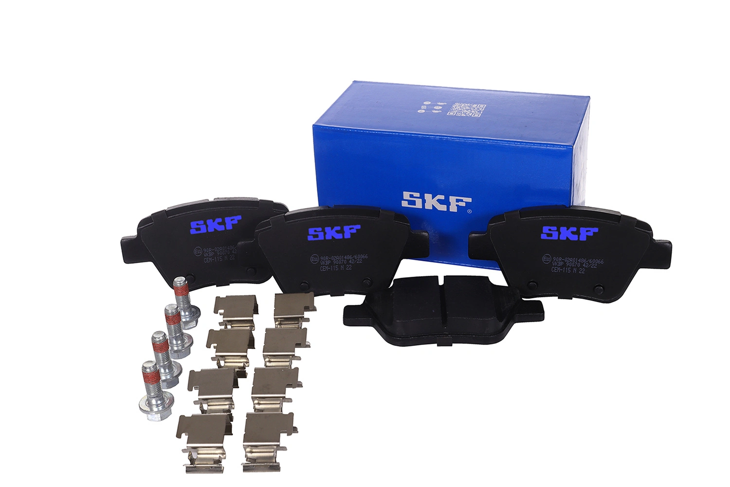 Колодки тормозные задние дисковые SKF VKBP90070
