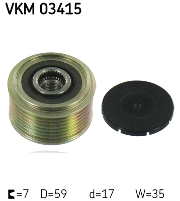 Шкив генератора HMP2C1T10344BA Hmpx