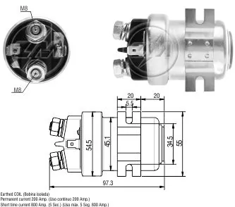 0011052346 Renault (RVI) Тяговое реле стартера